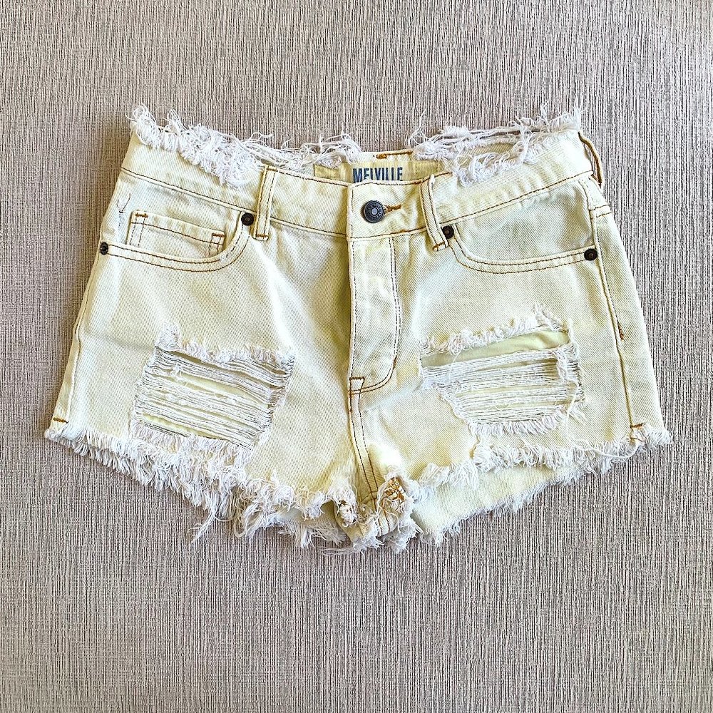 Brandy Melville Distressed Jean Shorts